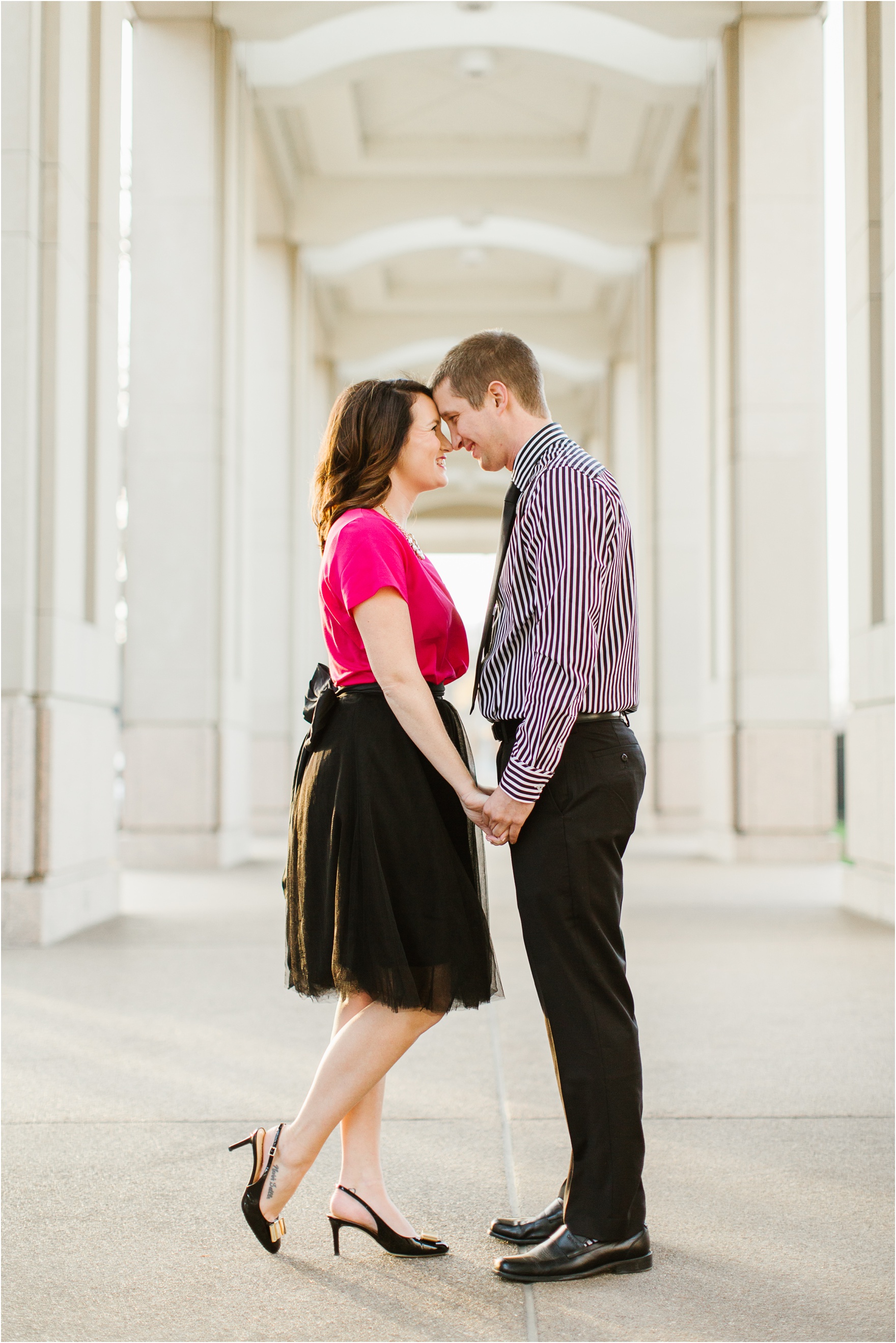 engagement session at Indianapolis capital building