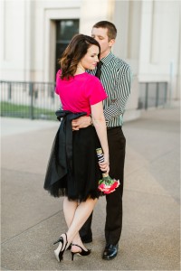 Kate Spade inspired engagement session